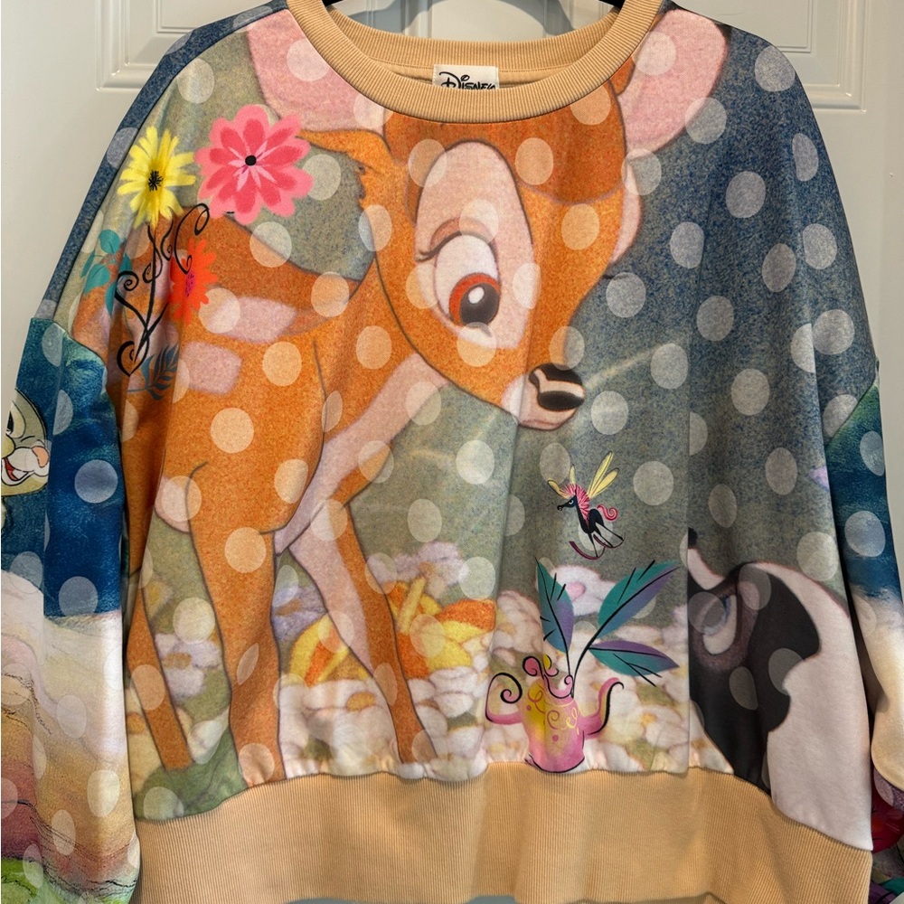 Disney Parks Bambi Fleece Pullover for Women - Size 1X - NWOT